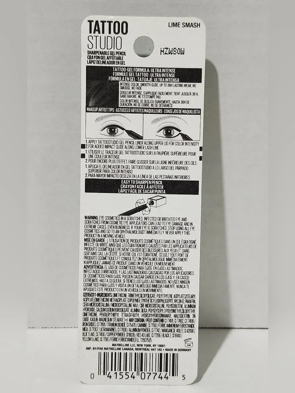Maybelline Tattoo Studio Liner - Lime Smash (805)